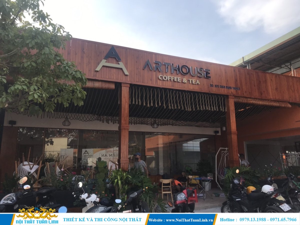 Thiết kế thi công quán Cafe và Tea Arthouse