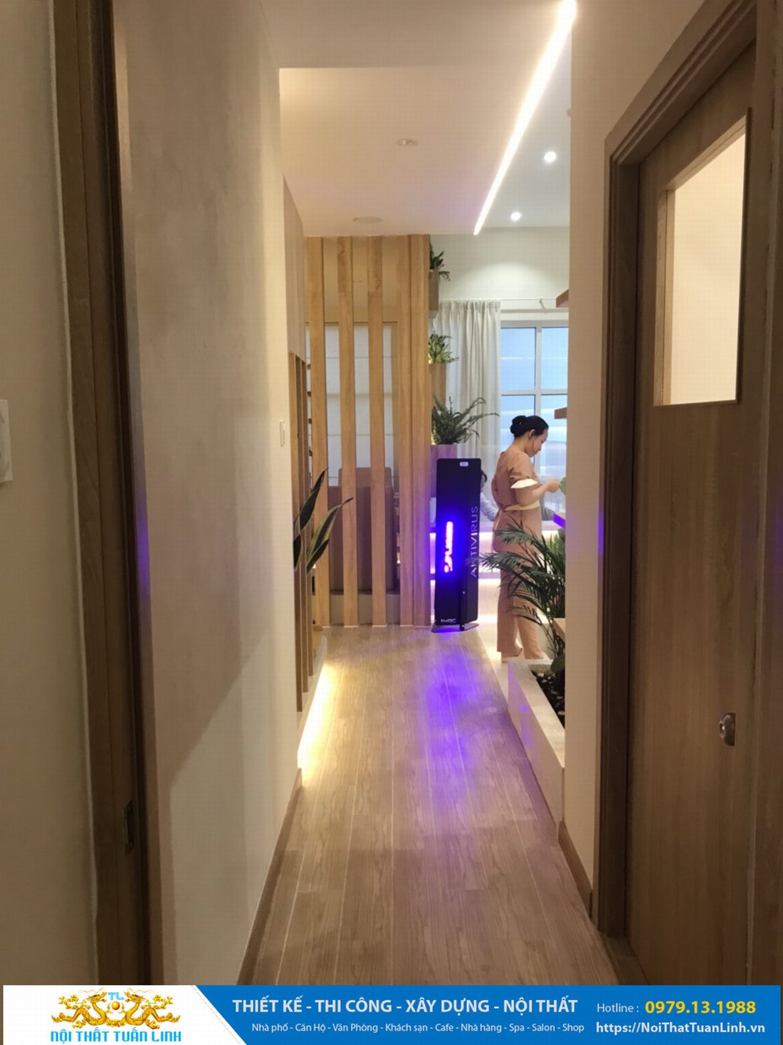 Thiết kế và thi công nội thất spa