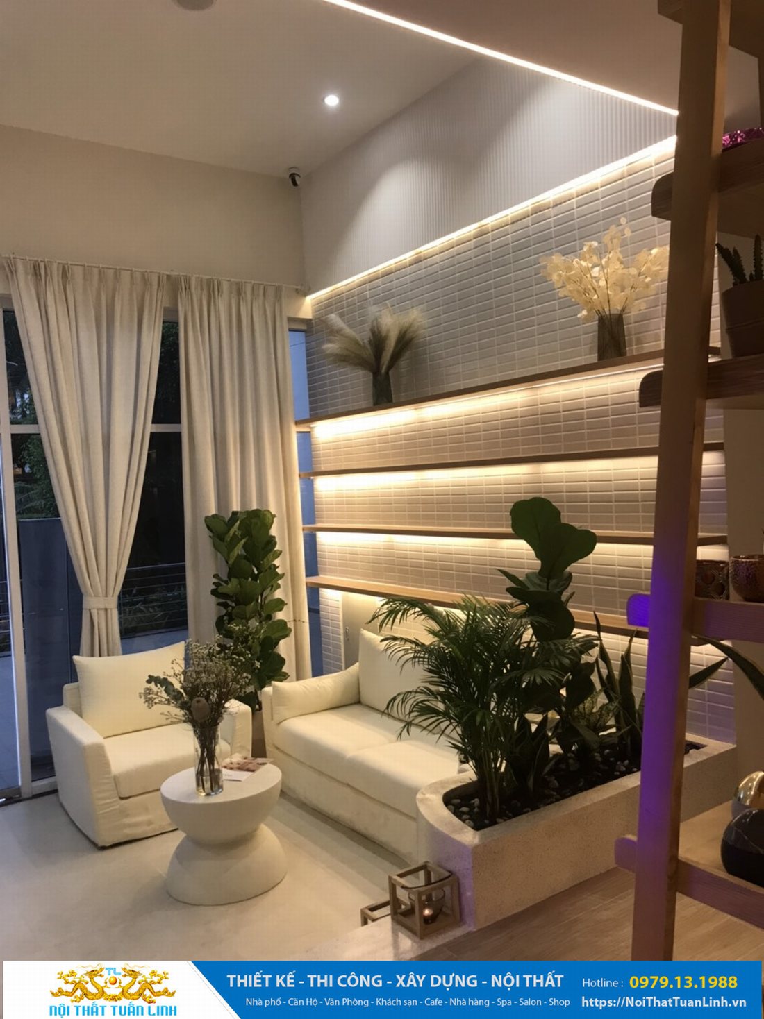 Thiết kế và thi công nội thất spa