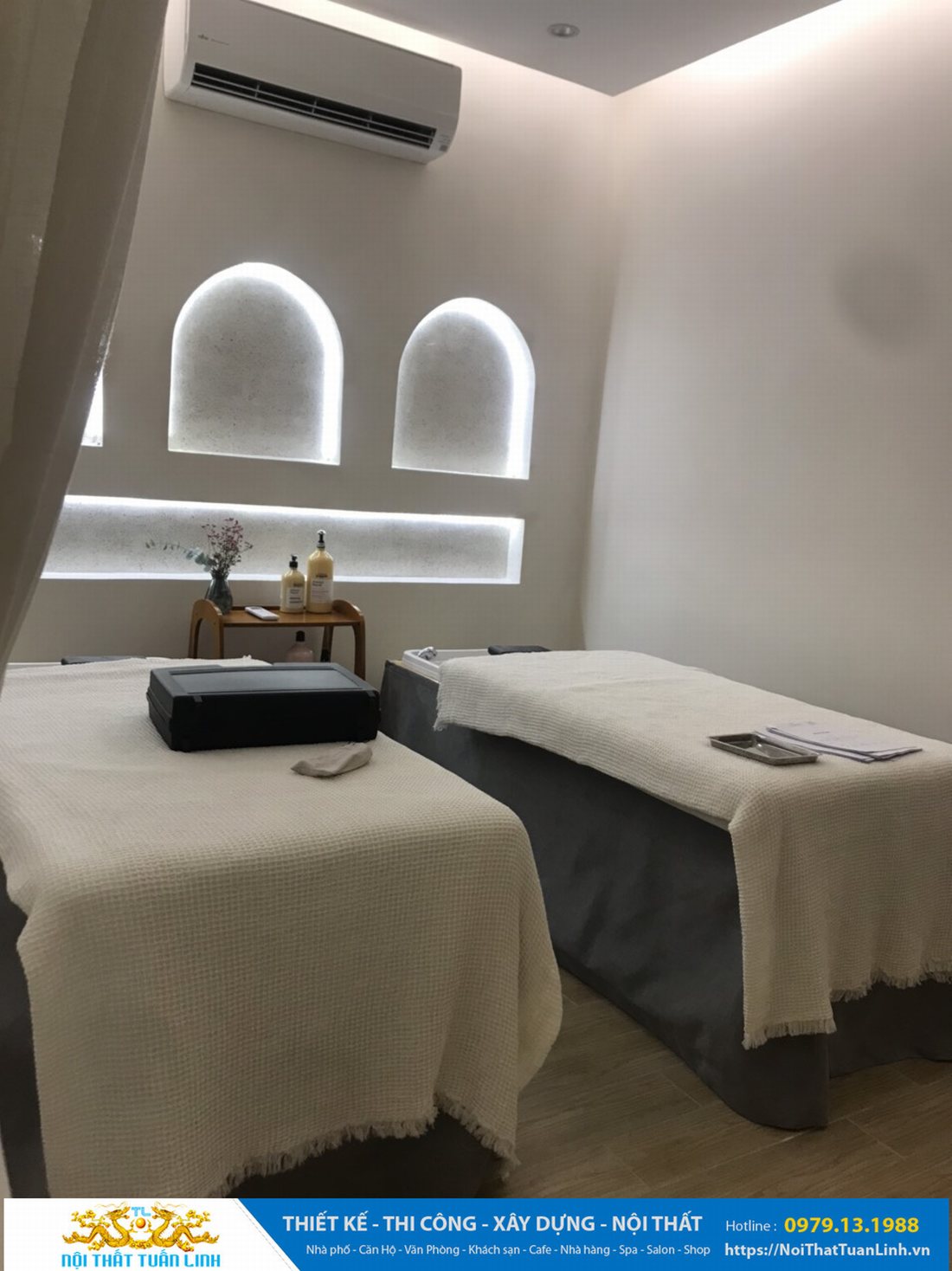Thiết kế và thi công nội thất spa