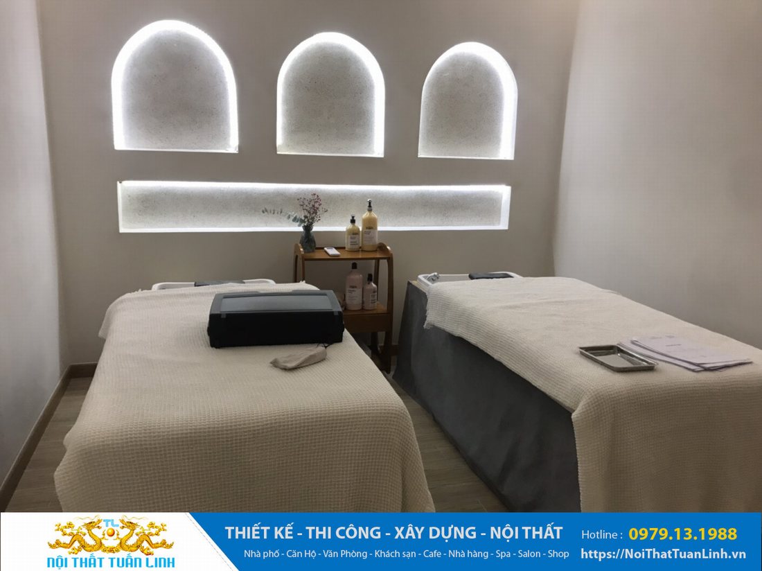 Thiết kế và thi công nội thất spa