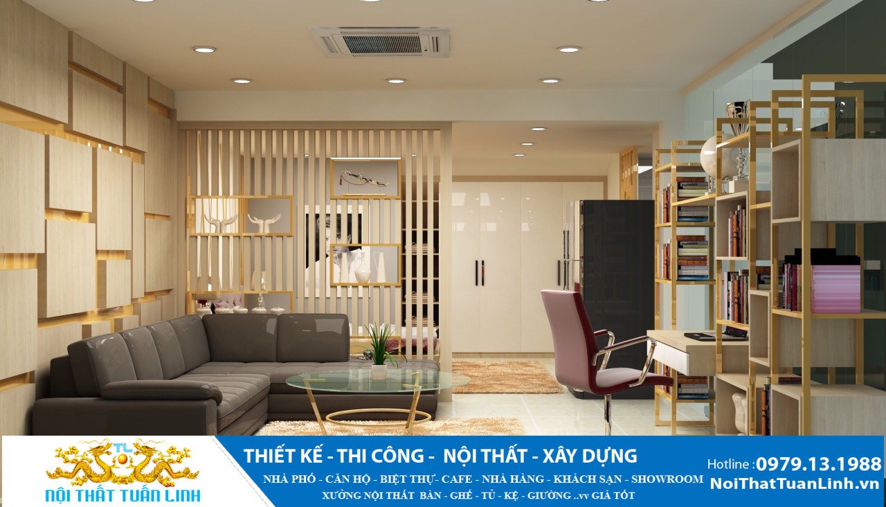 Thiết kế nội thất căn hộ giá bình dân
