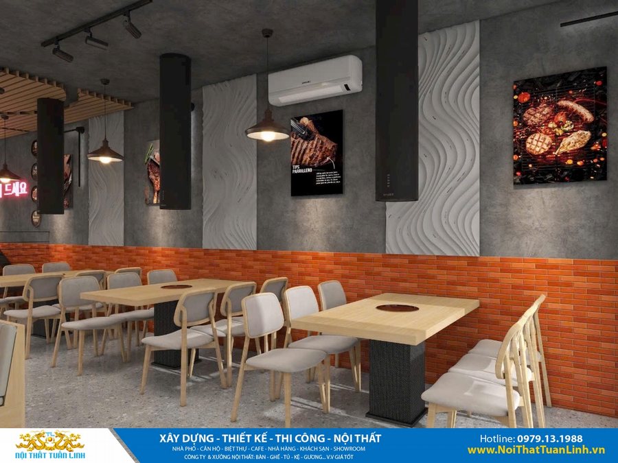 Thiết kế nội thất nhà hàng